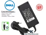 Chargeur Dell 180W Original 19.5V 9.23A connecteur 7.4×5.0mm – Compatible Alienware, Precision, XPS – KtecStore Algérie
