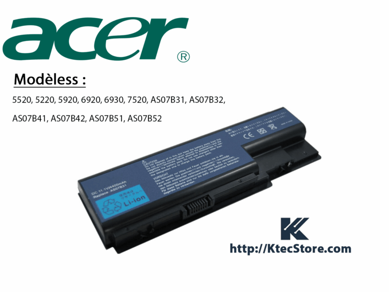 Batterie pour ACER Aspire 5520