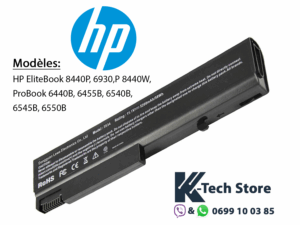 Batterie compatible HP HSTNN-144C-A pour HP EliteBook 8440P, 6730B, 6530, 6535B, ProBook et Compaq