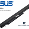 Batterie PC Portable ASUS A31-K56, A32-K56, A41-K56, A42-K56 compatible avec séries A, K, S, R, U et VivoBook