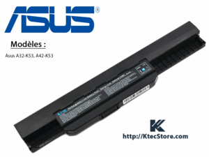 Batterie ASUS A32-K53 A42-K53 pour PC portable – Compatible séries A43, A53, K43, K53, X43