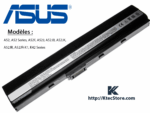 Batterie ASUS A32-K52 compatible avec modèles ASUS A52, K42, K52 et références A31-K52, A41-K52, A42-K52