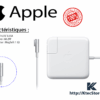 Chargeur Apple 60W MagSafe 1 Original 16.5V 3.65A pour MacBook Pro et Air en Algérie