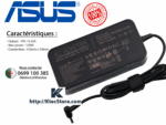 Chargeur ASUS 120W original 19V 6.32A connecteur 4.5x3.0mm compatible ROG, TUF, ZenBook, VivoBook – Adaptateur secteur pour ordinateur portable ASUS en Algérie.