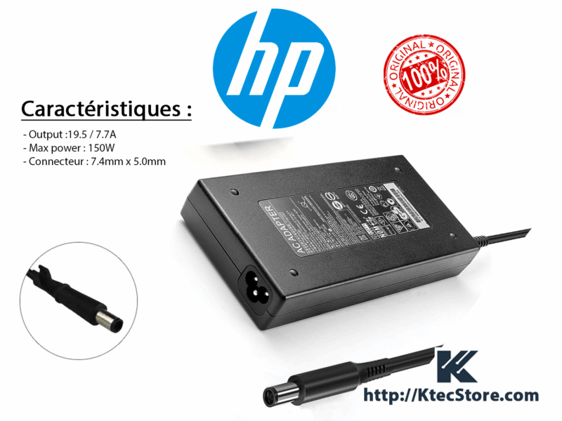 Chargeur HP 150W ORIGINAL Algérie