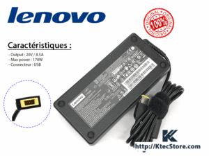 Chargeur LENOVO 20V 8.5A 170W ORIGINAL