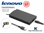Chargeur Lenovo 230W Original Carré Jaune 20V 11.5A pour Legion et ThinkPad