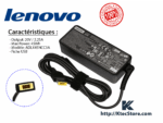 chargeur lenovo slim tip 45w embout carré jaune original ktecstore algérie