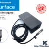 Chargeur Surface RT 45W 12V 3.6A connecteur aimanté 5 broches, Surface 2 et Pro 1/2
