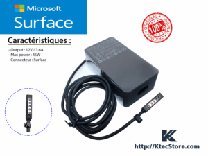 Chargeur Surface 45W 12V 3.6A Algérie