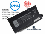Batterie Dell DJ1J0 pour ordinateurs portables Dell Latitude E7000 Series – E7280, E7380, E7480, E7490