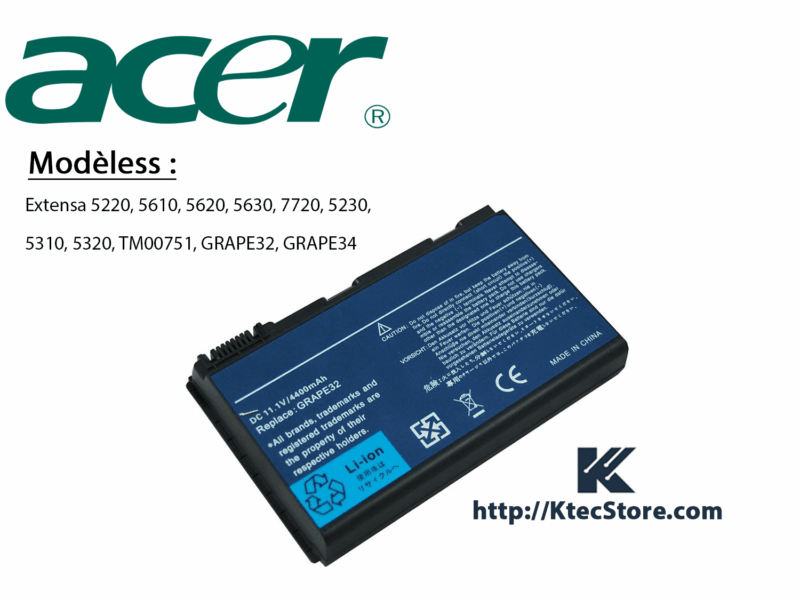 Batterie pour ACER Extensa 5220