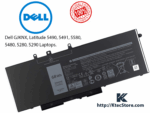 Batterie Dell GJKNX pour Dell Latitude 5490, 5580, 5480, 5590, originale garantie 6 mois avec livraison rapide en Algérie