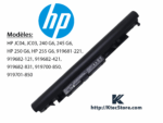 Batterie HP JC03 JC04 JC03031 JC04041 pour ordinateurs portables HP 240 G6, 250 G6, 255 G6 et Pavilion 14 15 17