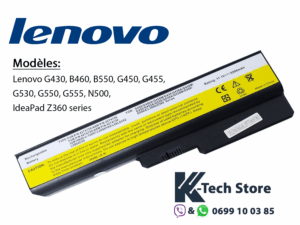 Batterie Lenovo G430 compatible Lenovo B460, B550, G450, G455, G530, G550, G555, N500 et IdeaPad Z360