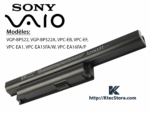 Batterie Sony VGP-BPS22 originale haute qualité pour ordinateurs portables Sony VAIO