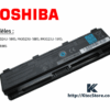 Batterie Toshiba PA5024U-1BRS / PA5023U / PA5025U / PA5026U pour Satellite C850, L850, L870, M800 – Haute qualité, garantie 3 mois