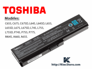 Batterie Toshiba PA3817U-1BRS et PA3816U-1BRS pour Satellite L670 L675 L750,