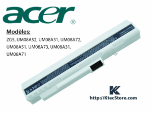 Batterie pour ACER Aspire One A110, A150, D150, D250, P531H