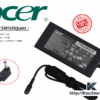 Chargeur Acer 135W original 19V 7.1A pour Predator, Nitro, ConceptD en Algérie