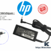 Chargeur HP 65W original 19.5V 3.33A fiche bleue 4.5mm x 3.0mm compatible HP Pavilion, Envy, EliteBook et Spectre