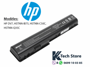 Batterie HP DV7 compatible HSTNN-IB75, HSTNN-C50C, HSTNN-Q35C, HDX18 et DV8 disponible en Algérie chez KtecStore
