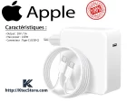 Chargeur Apple 140W Type-C Original USB-C vers MagSafe 3 pour MacBook Pro 16 pouces M1 M2 en Algérie