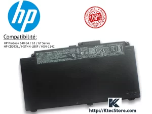 Batterie HP CD03XL 3 cellules 11.4V pour HP ProBook série G4 G5 G7 Algérie