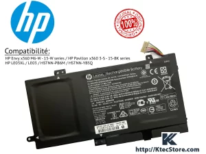 Batterie HP LE03XL Originale compatible Envy x360 et Pavilion x360