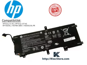 Batterie HP VS03XL originale compatible HP Envy 15-AS et 15T-AS en Algérie