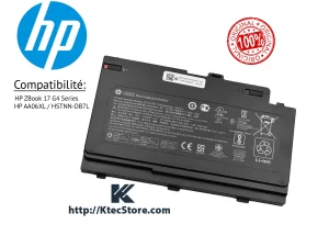 Batterie interne HP ZBook 17 G4 AA06XL ORIGINALE