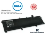Batterie Dell 245RR 91Wh 11.1V Precision M3800 XPS 15 9530