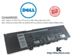 Batterie Dell F62G0 11.4V 38Wh pour Inspiron 13 et Vostro