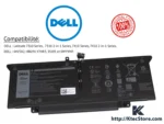 Batterie Dell JHT2H 52Wh pour Latitude 7310 et 7410
