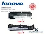 Batterie Lenovo 00HW022 compatible ThinkPad T460s et T470s en Algérie