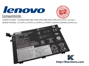 batterie lenovo l17l3p51 thinkpad e14 e15 e480 Algerie