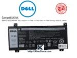 Batterie DELL PWKWM originale 56Wh pour Inspiron 14 série 7000 Gaming - KtecStore Algérie